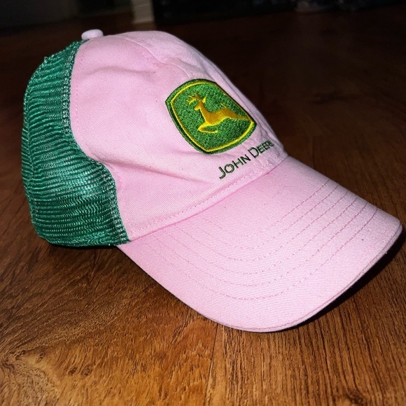 John Deere Embroidered Green Yellow Deer Logo - Picture 2 of 8